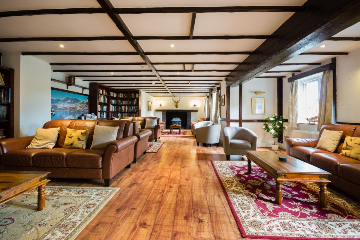 Large lounge area